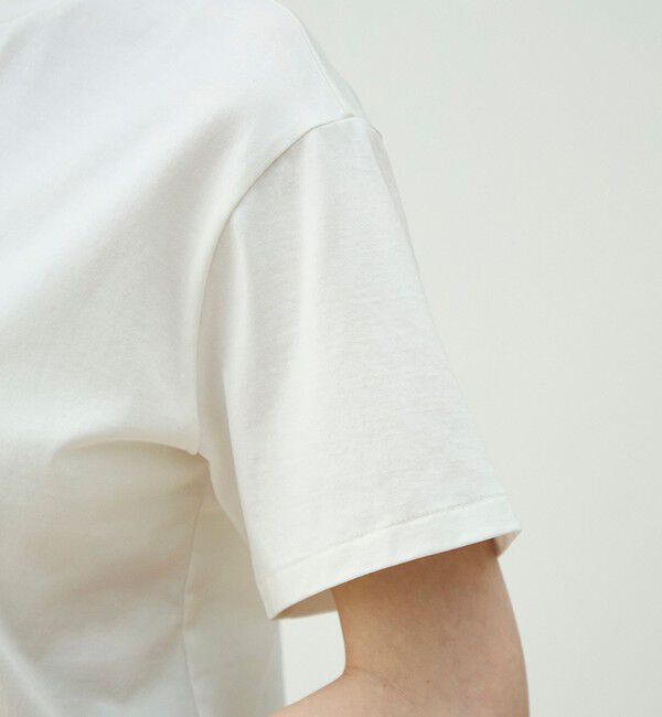 MACPHEE「ボタニカルエンブロイダリー Tシャツ」|Tシャツ・カットソー|