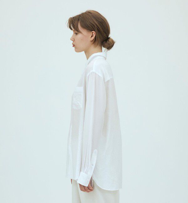 GALERIE VIE「クランプルブロード レギュラーカラーシャツ」|シャツ・ブラウス|