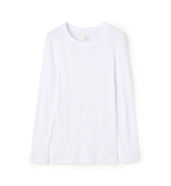 GALERIE VIE「コットンランダムリブ クルーネックプルオーバー」|Tシャツ・カットソー|11 ホワイト