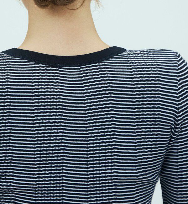 GALERIE VIE「コットンランダムリブ クルーネックプルオーバー」|Tシャツ・カットソー|