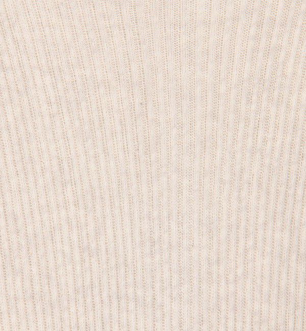 TOMORROWLAND GOODS「V::room コットンリブ ラウンドネックプルオーバー」|Tシャツ・カットソー|