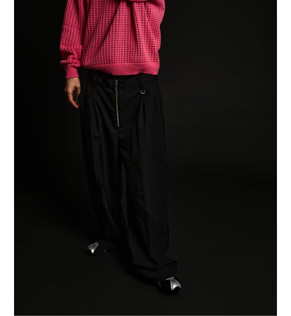 JOINT WORKS「フロントジップスラックス / J Front Zip Slacks」|スラックス|ブラック
