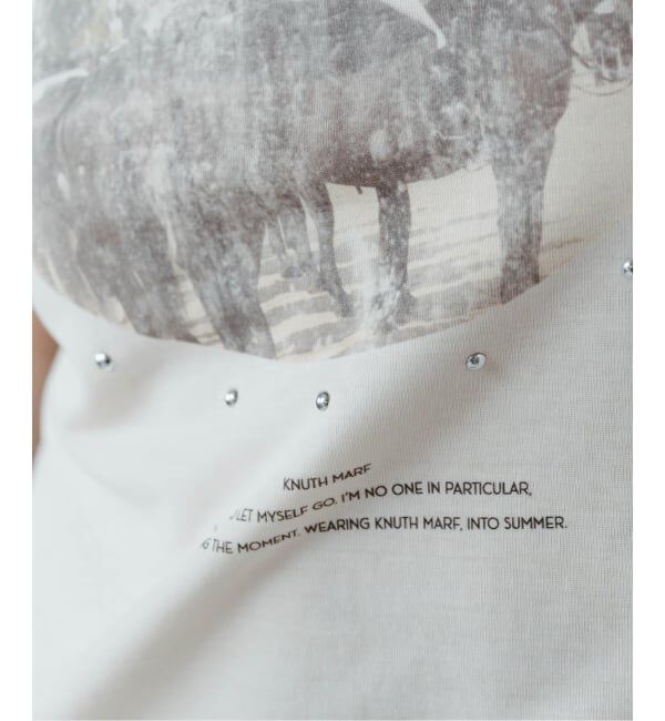 JOINT WORKS「Knuth Marf / クヌースマーフ studded compact tee」|Tシャツ・カットソー|