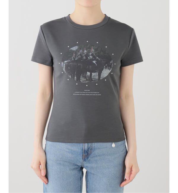 JOINT WORKS「Knuth Marf / クヌースマーフ studded compact tee」|Tシャツ・カットソー|