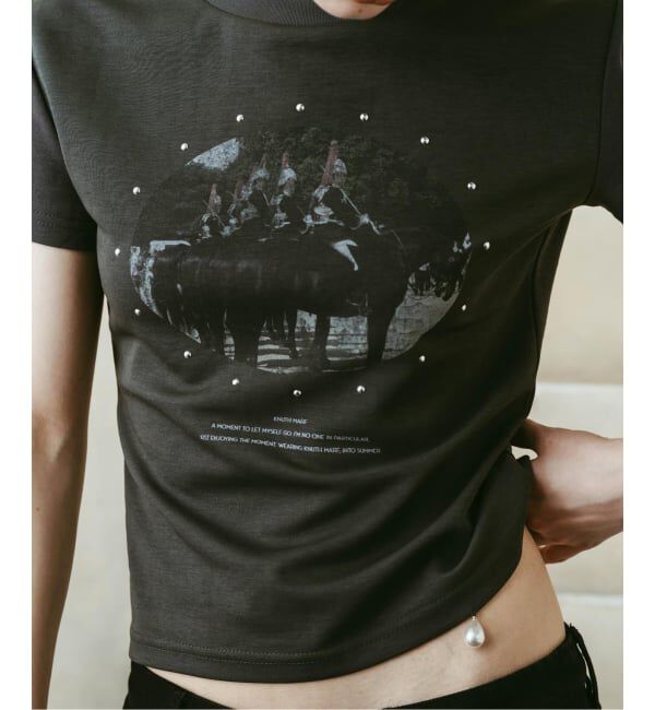 JOINT WORKS「Knuth Marf / クヌースマーフ studded compact tee」|Tシャツ・カットソー|