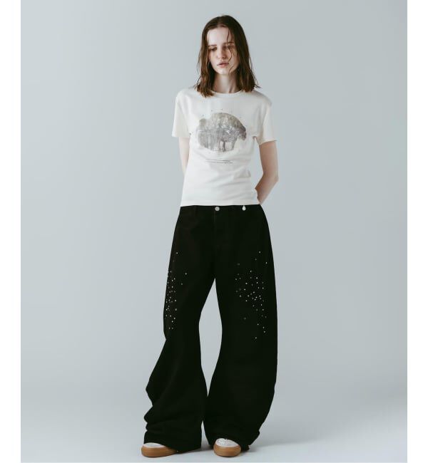 JOINT WORKS「Knuth Marf / クヌースマーフ studded compact tee」|Tシャツ・カットソー|