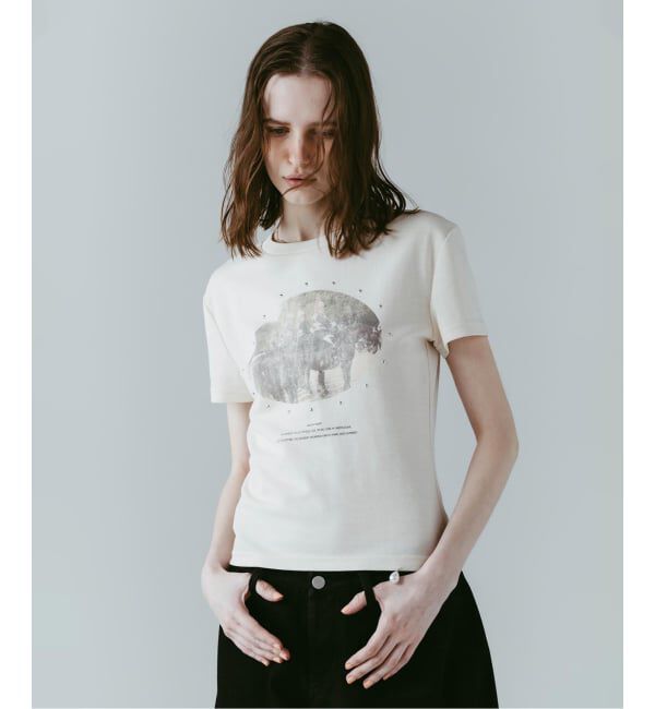JOINT WORKS「Knuth Marf / クヌースマーフ studded compact tee」|Tシャツ・カットソー|ナチュラル