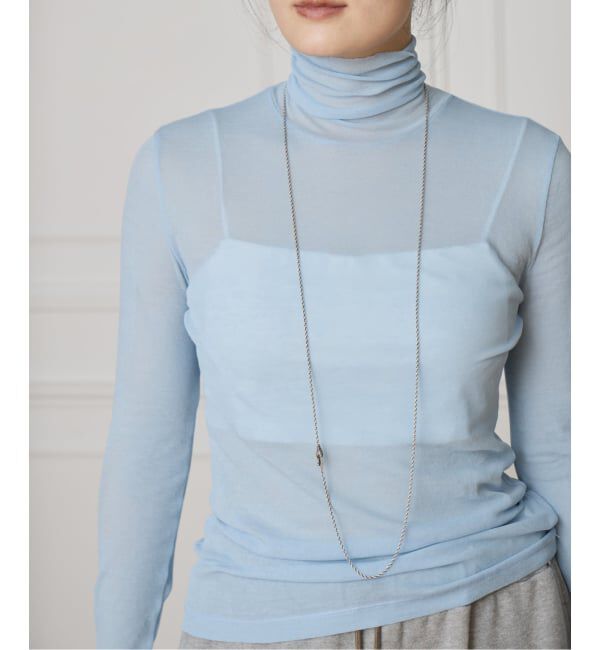 IENA LA BOUCLE「《追加》IENA LA BOUCLE水撚りガスフライスタートルプルオーバー」|Tシャツ・カットソー|