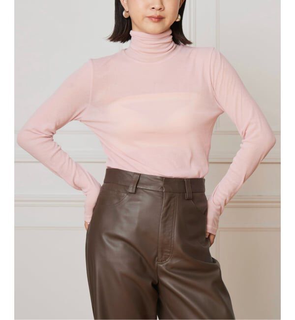 IENA LA BOUCLE「《追加》IENA LA BOUCLE水撚りガスフライスタートルプルオーバー」|Tシャツ・カットソー|