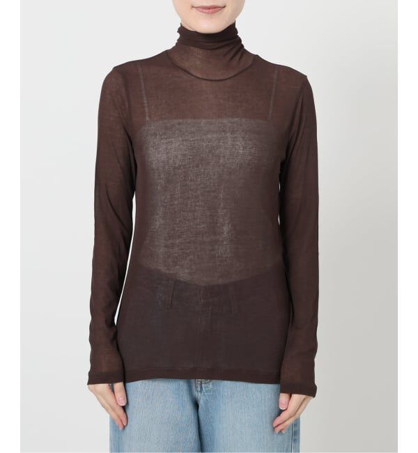 IENA LA BOUCLE「《追加》IENA LA BOUCLE水撚りガスフライスタートルプルオーバー」|Tシャツ・カットソー|