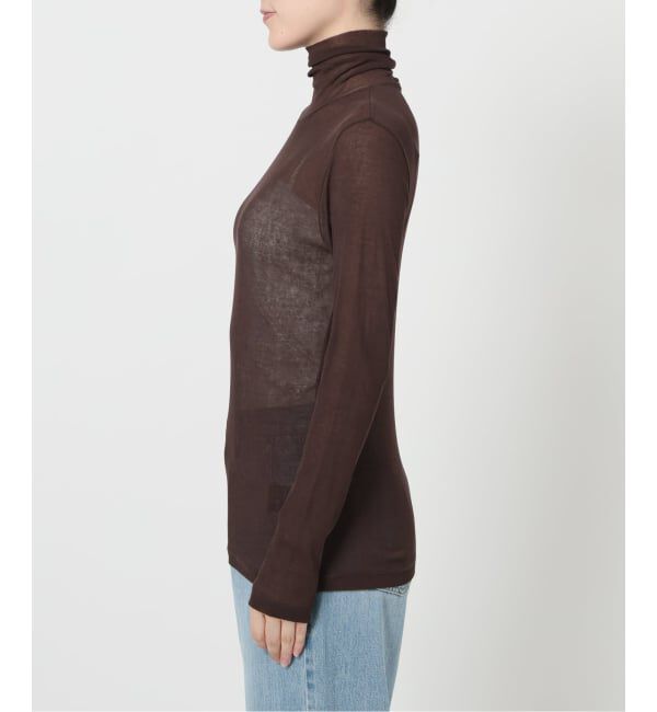 IENA LA BOUCLE「《追加》IENA LA BOUCLE水撚りガスフライスタートルプルオーバー」|Tシャツ・カットソー|