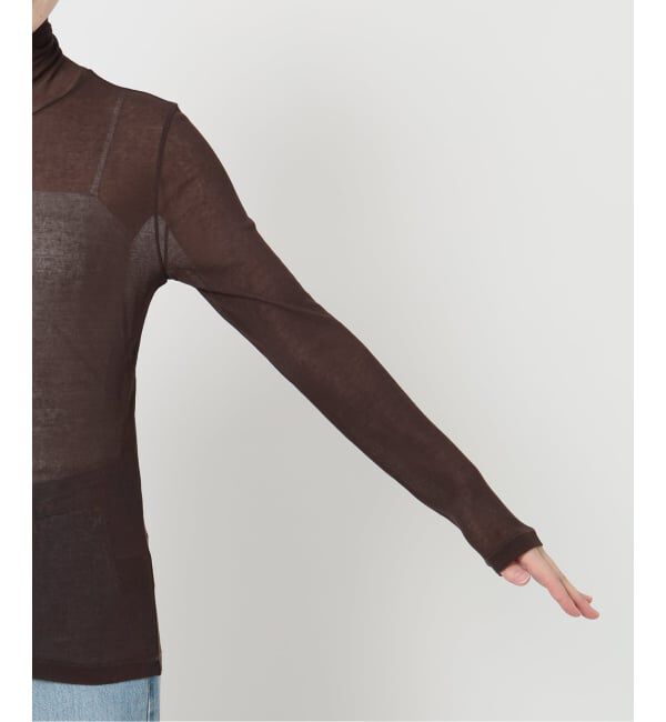 IENA LA BOUCLE「《追加》IENA LA BOUCLE水撚りガスフライスタートルプルオーバー」|Tシャツ・カットソー|