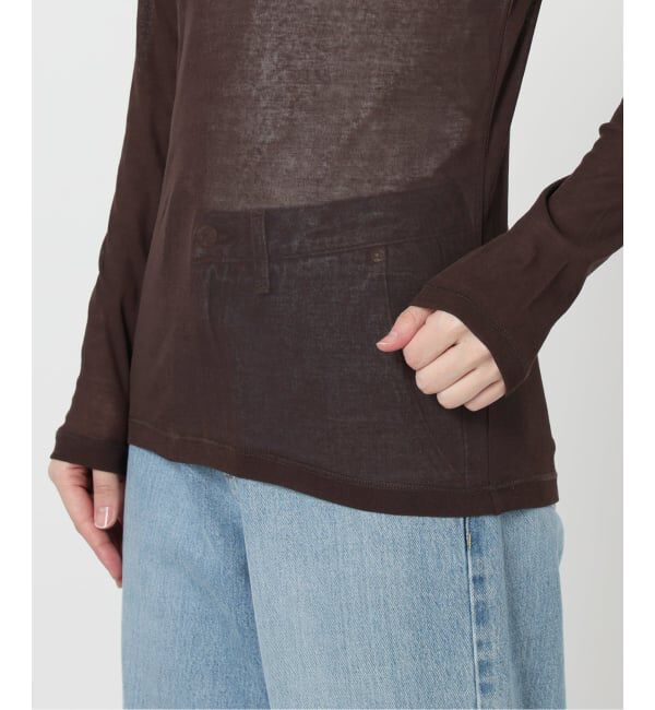 IENA LA BOUCLE「《追加》IENA LA BOUCLE水撚りガスフライスタートルプルオーバー」|Tシャツ・カットソー|