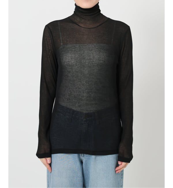 IENA LA BOUCLE「《追加》IENA LA BOUCLE水撚りガスフライスタートルプルオーバー」|Tシャツ・カットソー|
