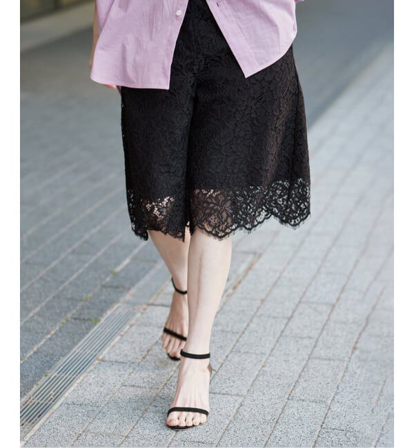 VERMEIL par iena「《追加2》リバーレースショートパンツ」|その他|