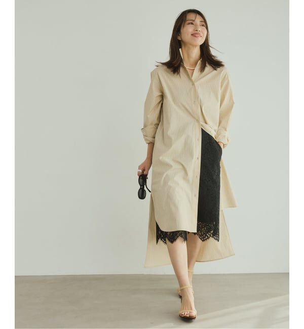 VERMEIL par iena「Long シャツ」|ワンピース|