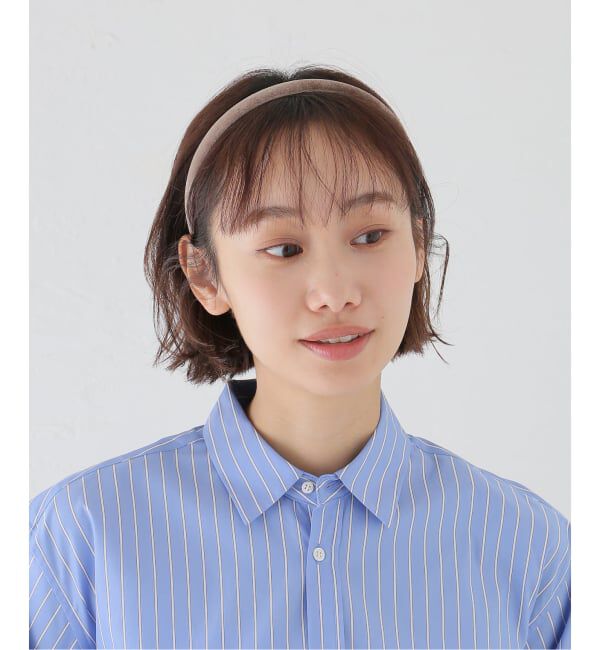 IENA「SCHO/ショー SMOKE HAIRBAND ヘアバンド FW24-HB-BLA-SMO」|その他|