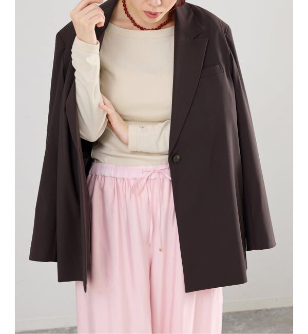 IENA「FLORE FLORE/フローレフローレ STEFFI LONGSLEEVE カットソー  STE-LS」|Tシャツ・カットソー|