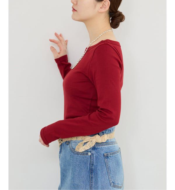 IENA「FLORE FLORE/フローレフローレ STEFFI LONGSLEEVE カットソー  STE-LS」|Tシャツ・カットソー|
