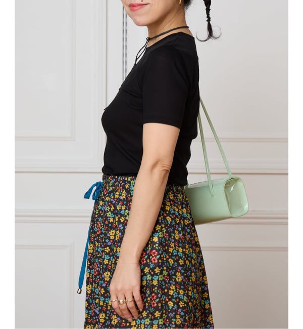 IENA LA BOUCLE「IENA LA BOUCLE コットンリブハーフスリーブカットソー」|Tシャツ・カットソー|