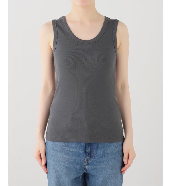 IENA「《追加/UVカット》テレコストレッチフレンチノースリーブ」|Tシャツ・カットソー|