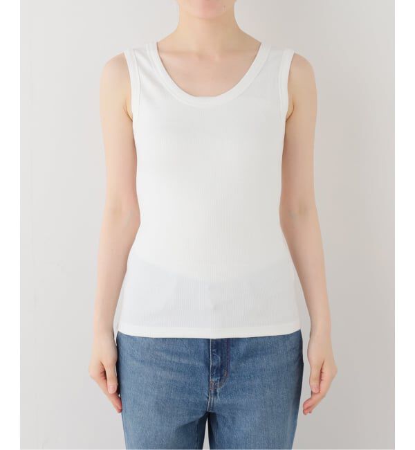 IENA「《追加/UVカット》テレコストレッチフレンチノースリーブ」|Tシャツ・カットソー|