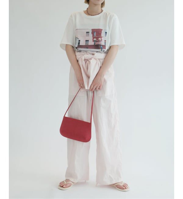 IENA LA BOUCLE「babaco ババコ La BOUCLE別注 photo tee」|Tシャツ・カットソー|