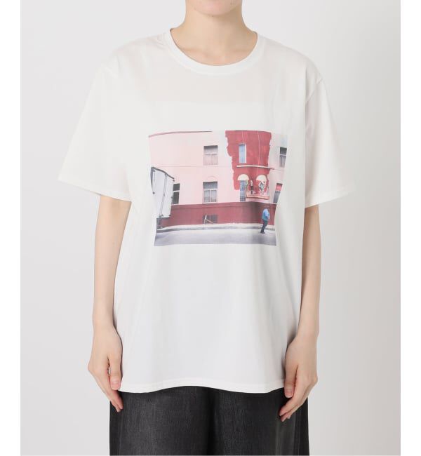 IENA LA BOUCLE「babaco ババコ La BOUCLE別注 photo tee」|Tシャツ・カットソー|