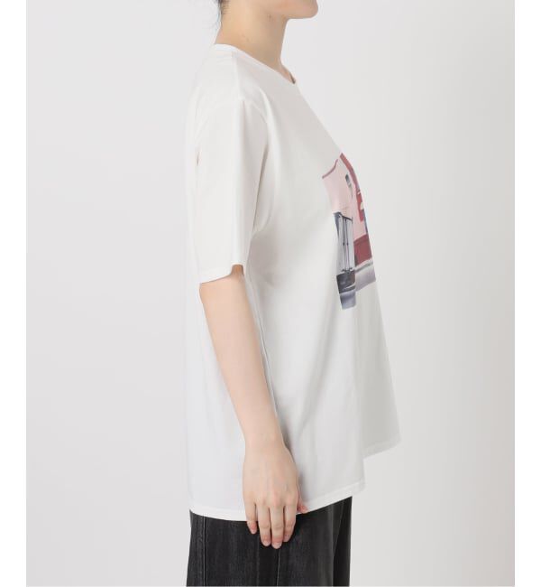 IENA LA BOUCLE「babaco ババコ La BOUCLE別注 photo tee」|Tシャツ・カットソー|