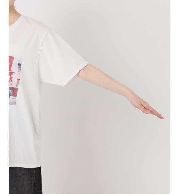 IENA LA BOUCLE「babaco ババコ La BOUCLE別注 photo tee」|Tシャツ・カットソー|