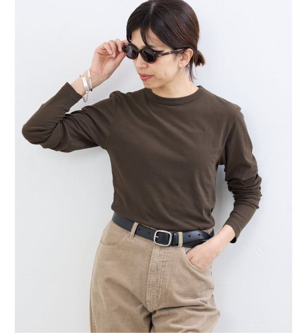 IENA「BLACK シアーロングTシャツ」|Tシャツ・カットソー|
