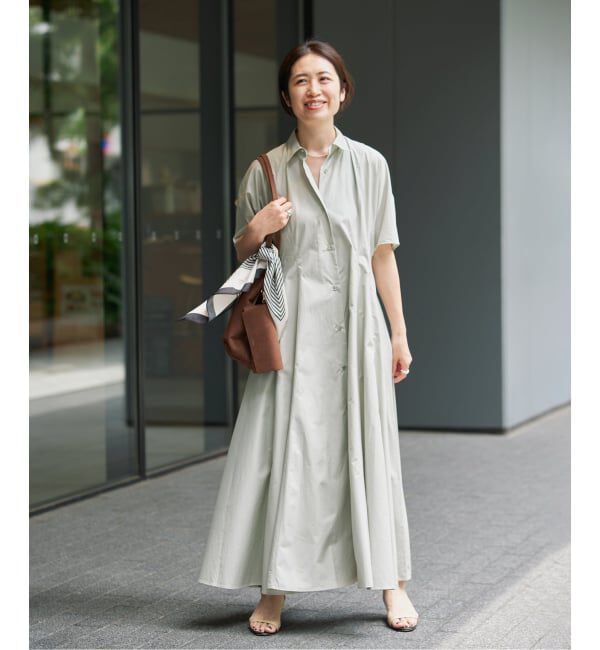VERMEIL par iena「フィンクスウェザーシャツワンピース」|ワンピース|