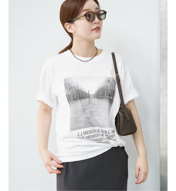 IENA「J.J.Mercer/ジェイジェイマーサー フレンチフォトTシャツ」|Tシャツ・カットソー|