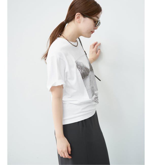 IENA「J.J.Mercer/ジェイジェイマーサー フレンチフォトTシャツ」|Tシャツ・カットソー|