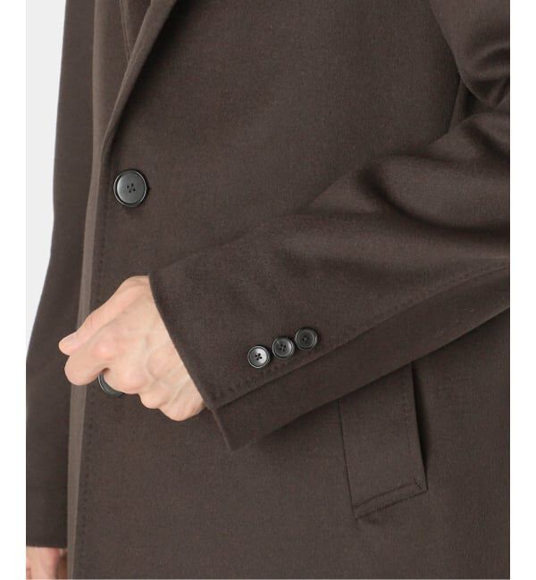 EDIFICE「《追加》SUPER 140&rsquo;s ウール / カシミヤ チェスターコート」|チェスターコート|