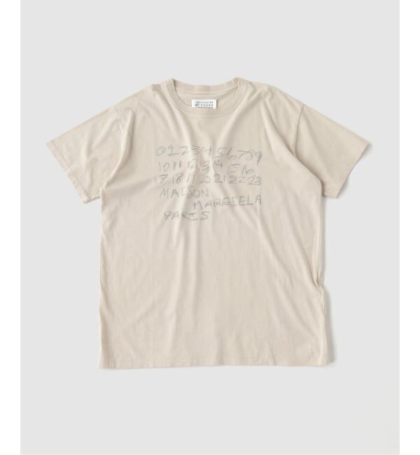 EDIFICE「MAISON MARGIELA(メゾン マルジェラ) Numbers Print T-shirt」|Tシャツ・カットソー|