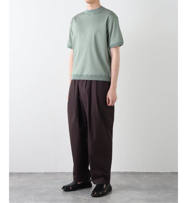 EDIFICE「《EDIFICE by PIPPIOLINO》コットン ジャージー クルーネック」|Tシャツ・カットソー|