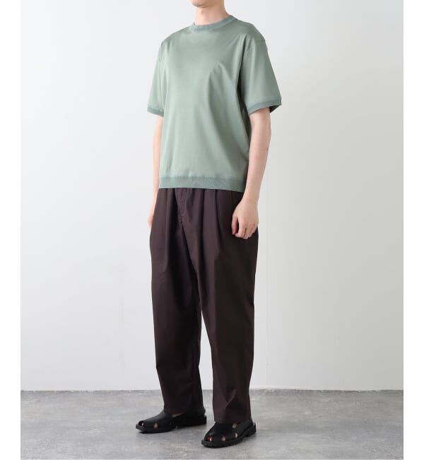 EDIFICE「《EDIFICE by PIPPIOLINO》コットン ジャージー クルーネック」|Tシャツ・カットソー|
