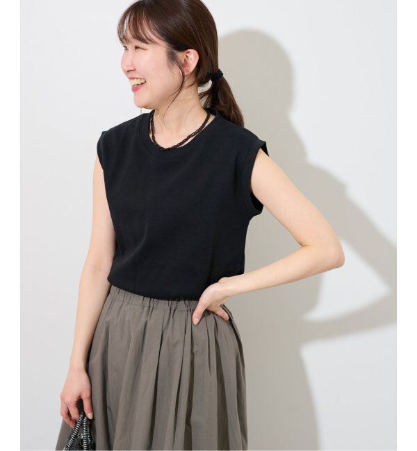 JOURNAL STANDARD relume「TCダンボールノースリーブ」|Tシャツ・カットソー|ブラック