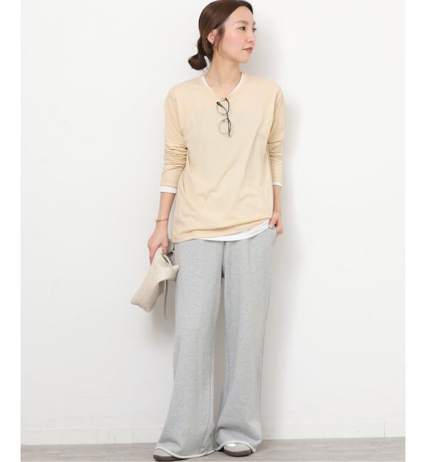 JOURNAL STANDARD relume「《追加》シアークルーネックロングTシャツ」|Tシャツ・カットソー|