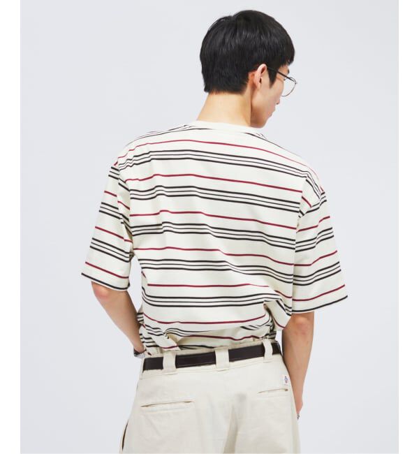 JOURNAL STANDARD「LACOSTE / ラコステ 別注 マルチ ストライプ クルーネック Tシャツ」|Tシャツ・カットソー|