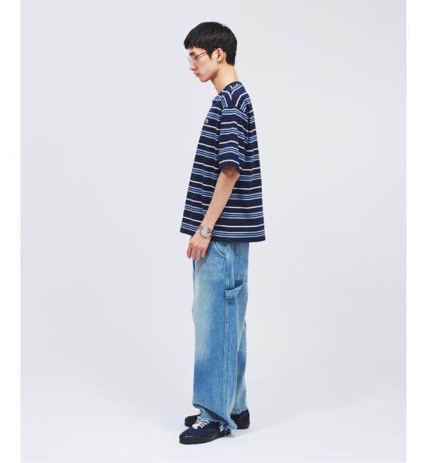 JOURNAL STANDARD「LACOSTE / ラコステ 別注 マルチ ストライプ クルーネック Tシャツ」|Tシャツ・カットソー|