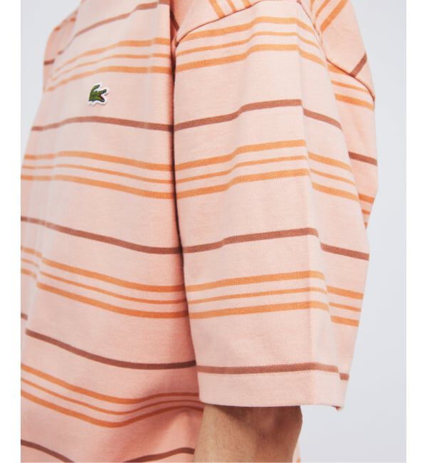 JOURNAL STANDARD「LACOSTE / ラコステ 別注 マルチ ストライプ クルーネック Tシャツ」|Tシャツ・カットソー|
