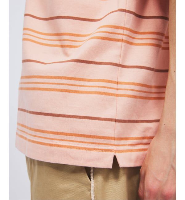 JOURNAL STANDARD「LACOSTE / ラコステ 別注 マルチ ストライプ クルーネック Tシャツ」|Tシャツ・カットソー|