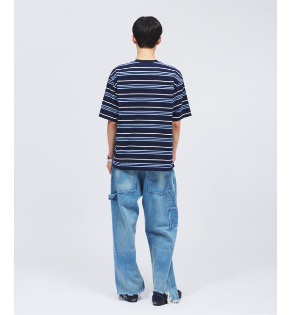 JOURNAL STANDARD「LACOSTE / ラコステ 別注 マルチ ストライプ クルーネック Tシャツ」|Tシャツ・カットソー|