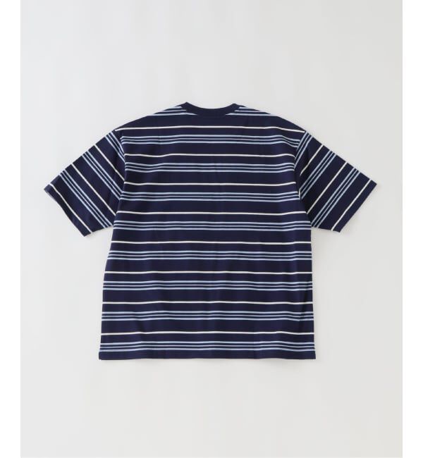 JOURNAL STANDARD「LACOSTE / ラコステ 別注 マルチ ストライプ クルーネック Tシャツ」|Tシャツ・カットソー|