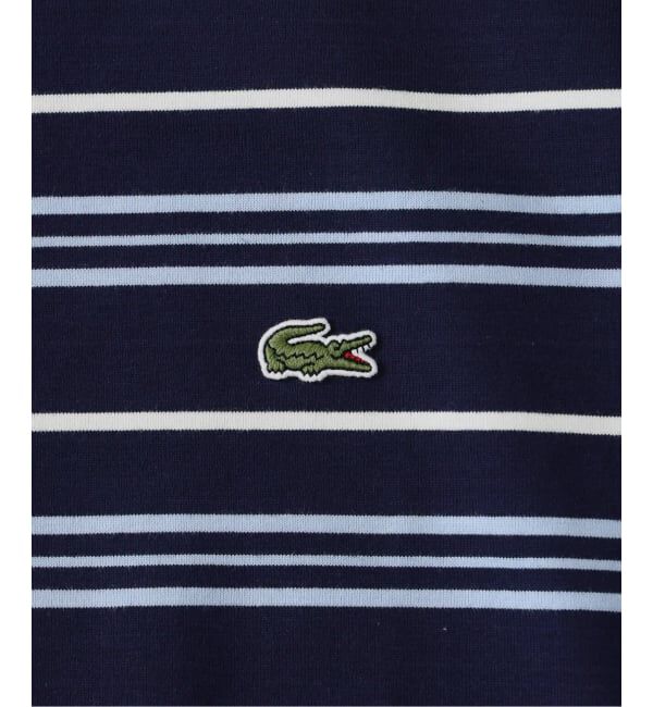 JOURNAL STANDARD「LACOSTE / ラコステ 別注 マルチ ストライプ クルーネック Tシャツ」|Tシャツ・カットソー|