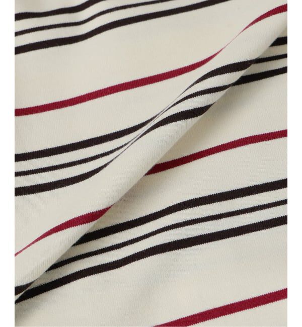 JOURNAL STANDARD「LACOSTE / ラコステ 別注 マルチ ストライプ クルーネック Tシャツ」|Tシャツ・カットソー|