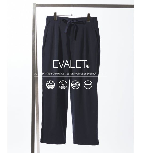 JOURNAL STANDARD「EVALET / エバレット ST オーバー パンツ "セットアップ着用可能"」|スラックス|ネイビー