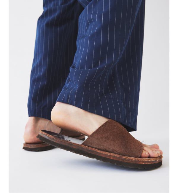 JOURNAL STANDARD relume「ヒールカット TR ルーズ ライトスラックス」|スラックス|ネイビー A